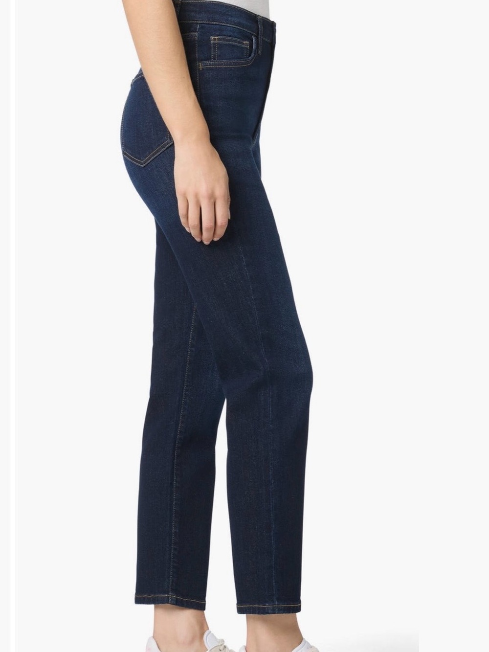 Joe’s Jeans The OG High Rise Straight Ankle Stretch Jeans Dark Denim Size 30 - Picture 3 of 8